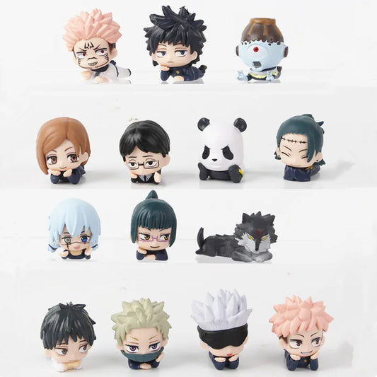 Jujutsu Kaisen 7pcs Anime Figure Set Gojo Yuji Megumi Nobara Sukuna Geto - EXPROTAS
