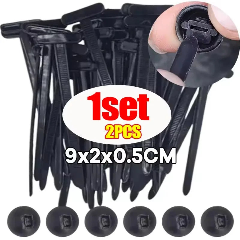 Nylon Cable Ties Heavy Duty Self-locking Buckle for Car Repair 10/20/50/100pcs