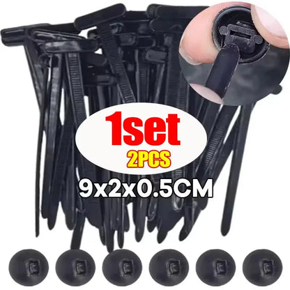 Nylon Cable Ties Heavy Duty Self-locking Buckle for Car Repair 10/20/50/100pcs