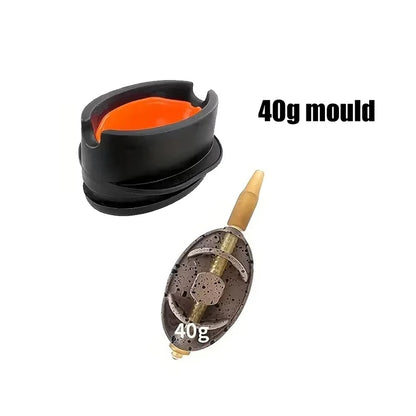 Carp Fishing Method Feeder Kit Quick Release Mould Zinc Alloy Weights Rig Set
