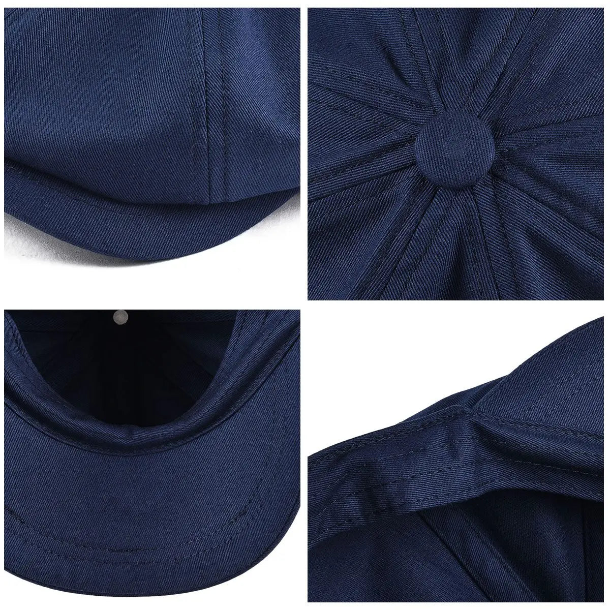 Men's Flat Ivy Cabbie Newsboy Cap Retro Casual Driving Hat Beret