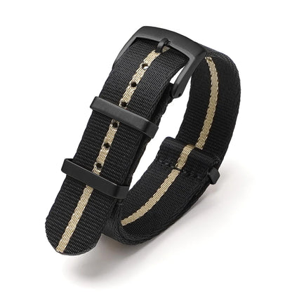 Nylon Watch Strap 24mm for Omega Seiko Mens Canvas Sport Band
