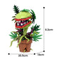 MOC Audrey II Piranha Plant Building Bricks Model Horror Flower Toy