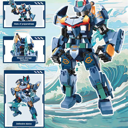 SEMBO Xuanwu Divine Beast Mecha Building Blocks Animal Robot Model Bricks Toy Gift