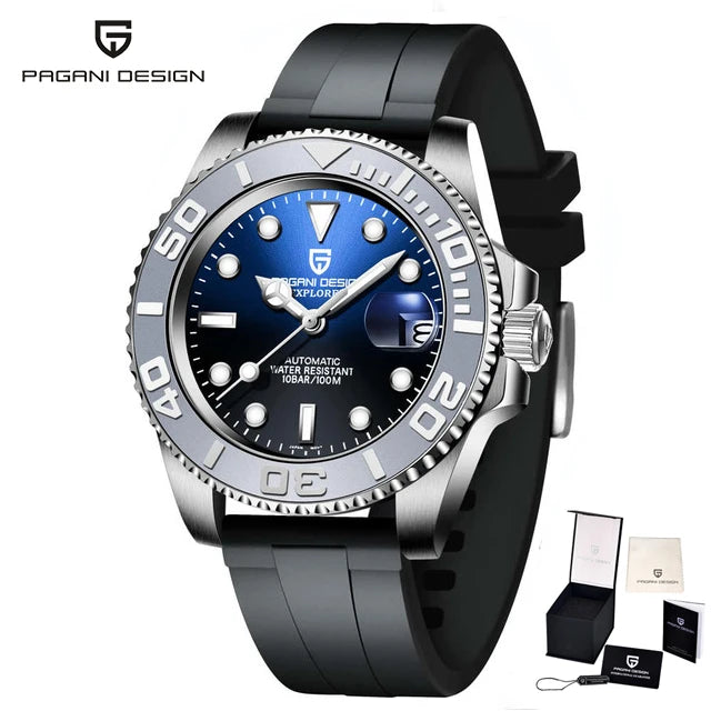 PAGANI Design Men’s Automatic Watch Sapphire Stainless Steel Waterproof Luxury Sport