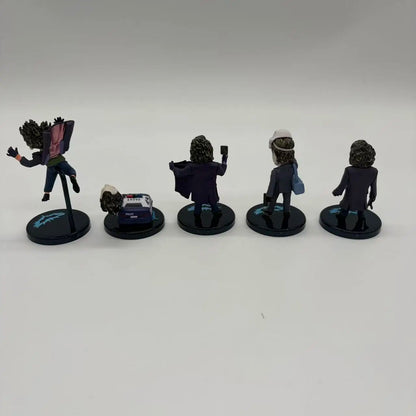 5pcs The Dark Knight Joker PVC Figure Set 6-10cm Collectible Models