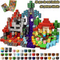 Magnetic Building Blocks Mine World Magnetic Mine Exploration Construction Brick Cube STEM Toy Set Gift for Boy Girl Children