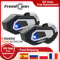 FreedConn T Max Motorcycle Helmet Bluetooth Intercom 6 Riders FM Waterproof