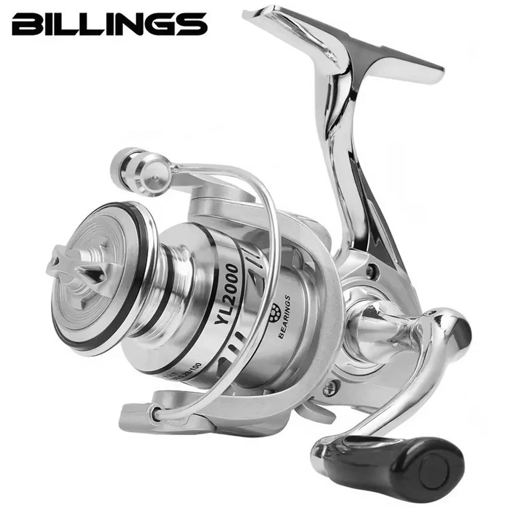 Billings YL 1000-7000 Series Spinning Reel, CNC Metal Spool, 35LB Drag