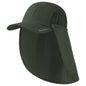 BASSDASH UPF 50+ Fishing Hat Foldable Cap with Removable Neck Flap