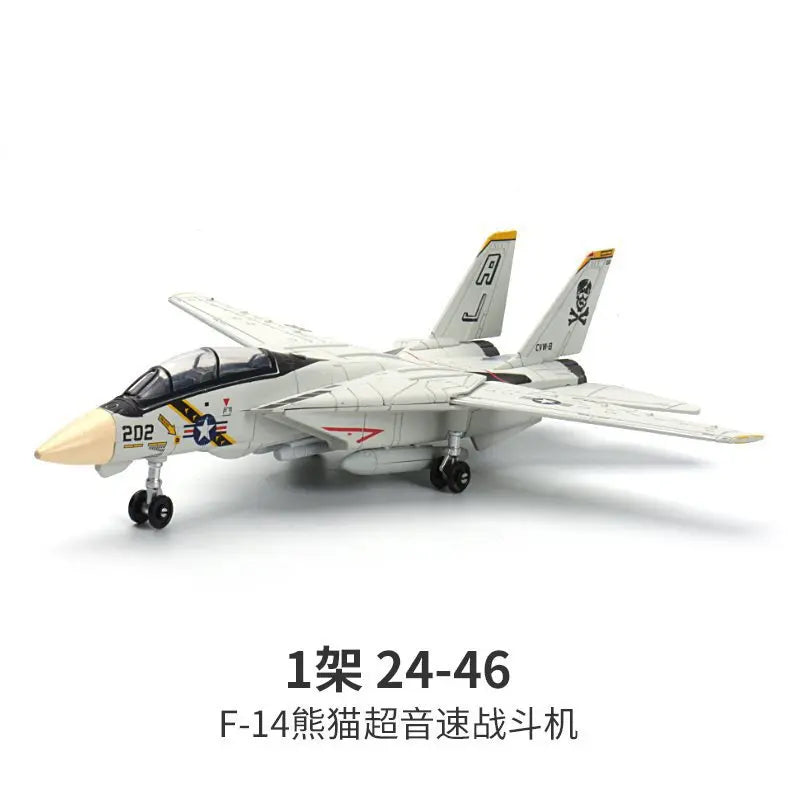 Military Building Blocks Fighter Aircraft A-10 F14 Model Toy for Boys
