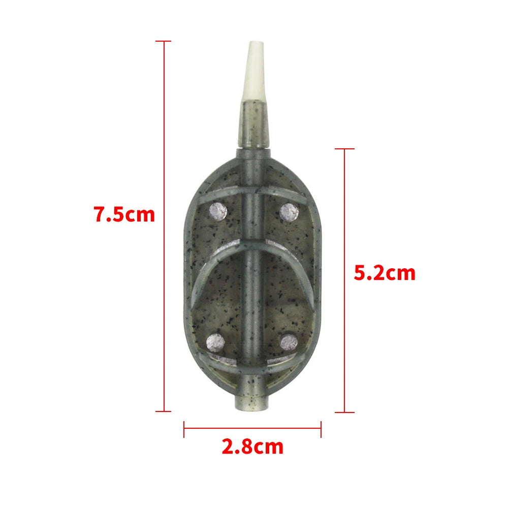 Hirisi Carp Method Feeder Cage 30g–60g Quick Release Bait Basket Tackle Gear