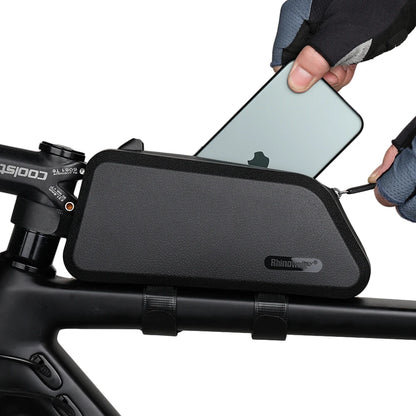 Rhinowalk Waterproof Top Tube Bicycle Bag Hard Shell Bike Bag Stable Cycling Frame Bag Bike Accessories for  Road bike