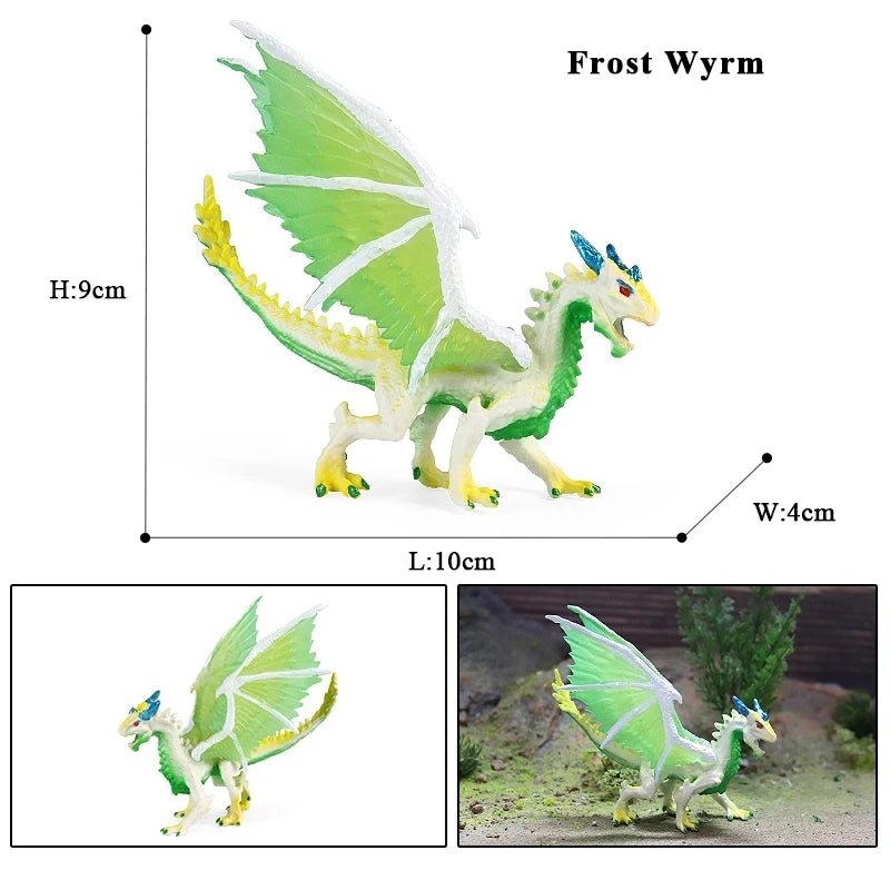 Oenux Fantasy Creature PVC Figure Dragon Phoenix Dinosaur Animal Model - EXPROTAS