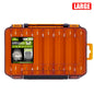Samolla Tackle Box Double-Sided Compact Fishing Storage for Lures & Baits