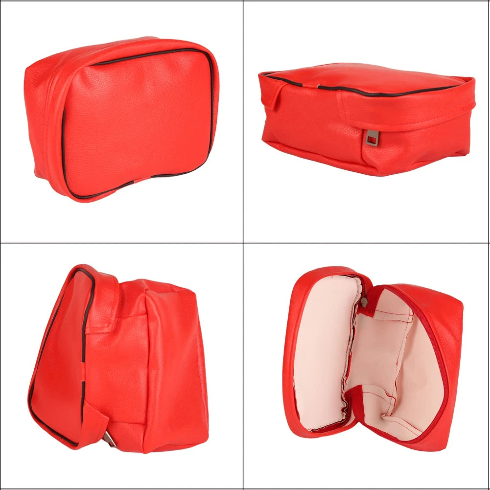 Off Road Motorcycle Rear Tool Bag PU Leather Waterproof For Honda CRF XR Series