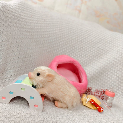 5 Inch Silicone Piglet Cute Realistic Mini Animal Doll Toy