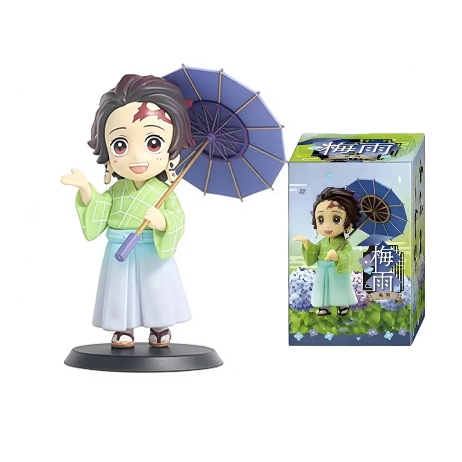 Blind Box Demon Slayer Figures Tanjiro Nezuko Kamado Anime Collectibles