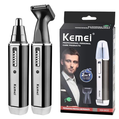Rechargeable Trimmer For Men - Nose Ear Hair Eyebrow Clippers Grooming Set