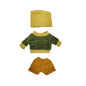9 Styles Plush Clothes Outfits for 6 Inch Silicone Reborn Doll Overalls