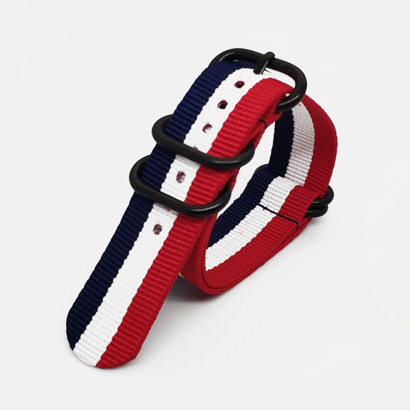 Watch Strap Nylon Band Quick Release 18mm 20mm 22mm 24mm for Man Women