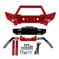 1/10 RC Crawler Metal Front & Rear Bumper Set w/ LED for Axial SCX10 III - EXPROTAS