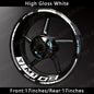 Reflective Motorcycle Wheel Sticker Hub Decal Rim Stripe Tape for YAMAHA MT-09