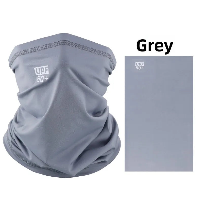 Sun Protection Mask Ice Silk Neck Gaiter Breathable Cycling Fishing Scarf