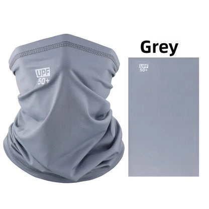 Sun Protection Mask Ice Silk Neck Gaiter Breathable Cycling Fishing Scarf