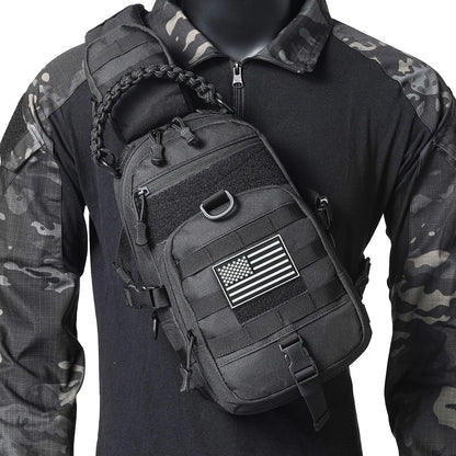 Outdoor Chest Bag Adjustable Running Hiking Pack for Men/Women Sports