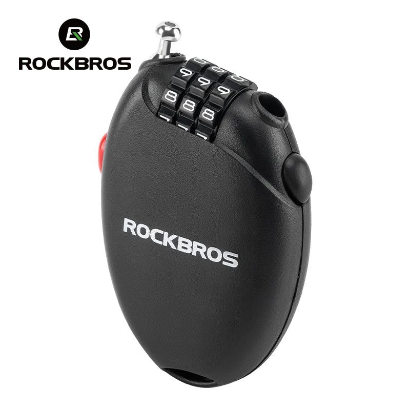 EXPROTAS Password Cable Lock Anti-Theft Bicycle Security for Bike MTB