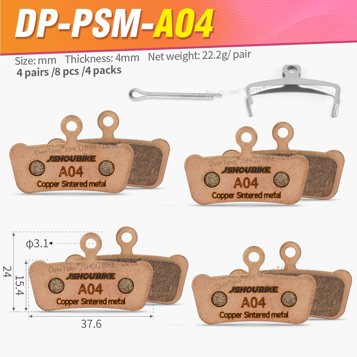 SRAM G2 Guide Ultimate RSC RS Avid X0 Sintered Metal Brake Pads JSHOUBIKE