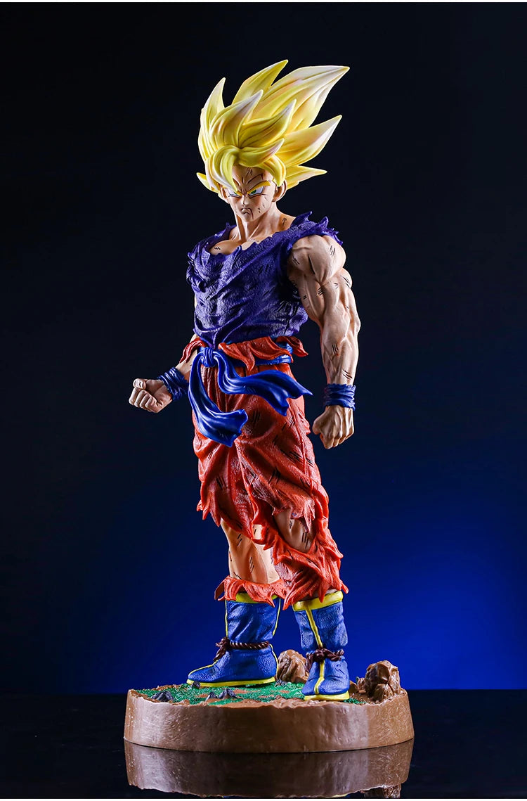43cm Dragon Ball Z Son Goku Figure GK Super Saiyan Son Goku Action Figure PVC Vegeta Collection Statue Model Figurine Toys-EXPROTAS