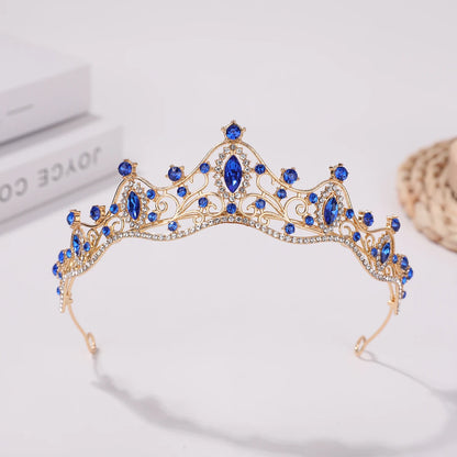 Korean Style Girl Bridal Tiara Hair Accessory for Weddings and Parties