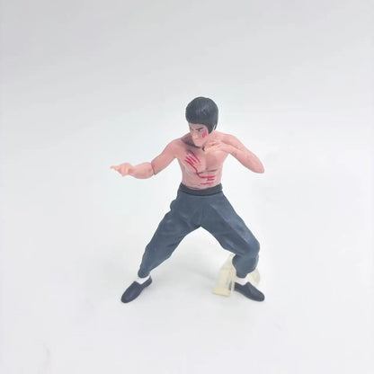4pcs Chinese Kung Fu PVC Figure Set 10cm Collectible Models