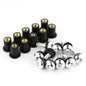 10Pcs Rubber Well Nuts M5 Metric Bolts for Motorcycle Windscreen Fairing