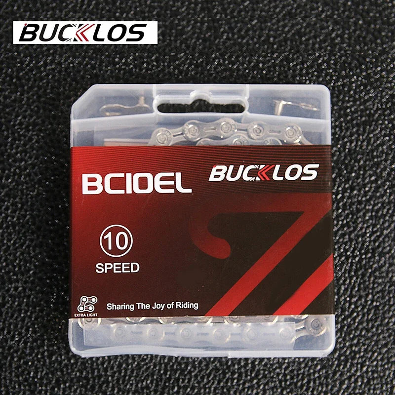 MTB Road Bike Chain BUCKLOS 8-12 Speed 116/126 Links Bicycle