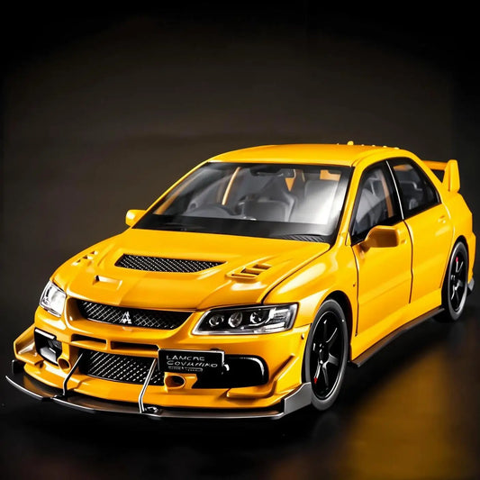 1:32 Mitsubishi Lancer Evolution Diecast Car Model Sound Light Metal Alloy