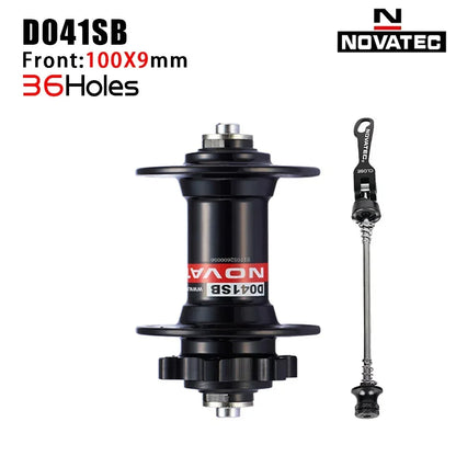 NOVATEC D041SB D042SB MTB Hub 28/32/36H 6-Bolt HG for 8-12 Speed
