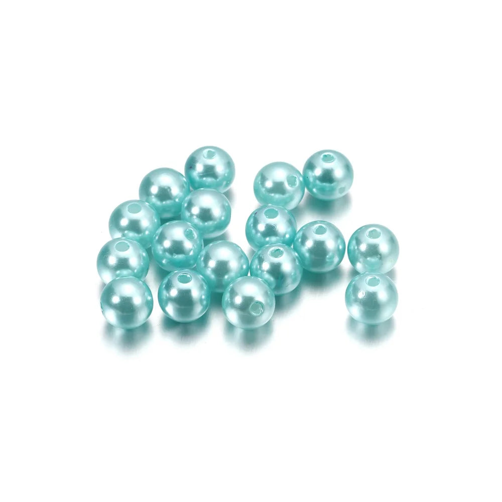 1000Pcs Imitation Pearl Beads 3-20mm Round Spacer for Bracelet Making DIY