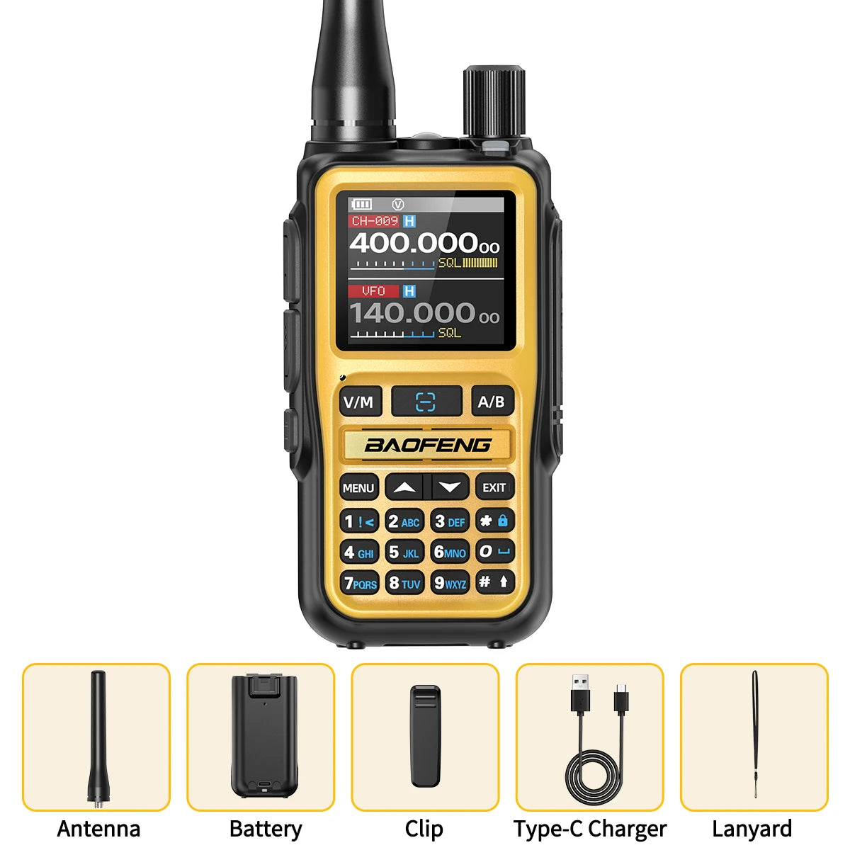 Baofeng Walkie Talkie UV-5R Mini Dual Band Bluetooth Long Range Radio