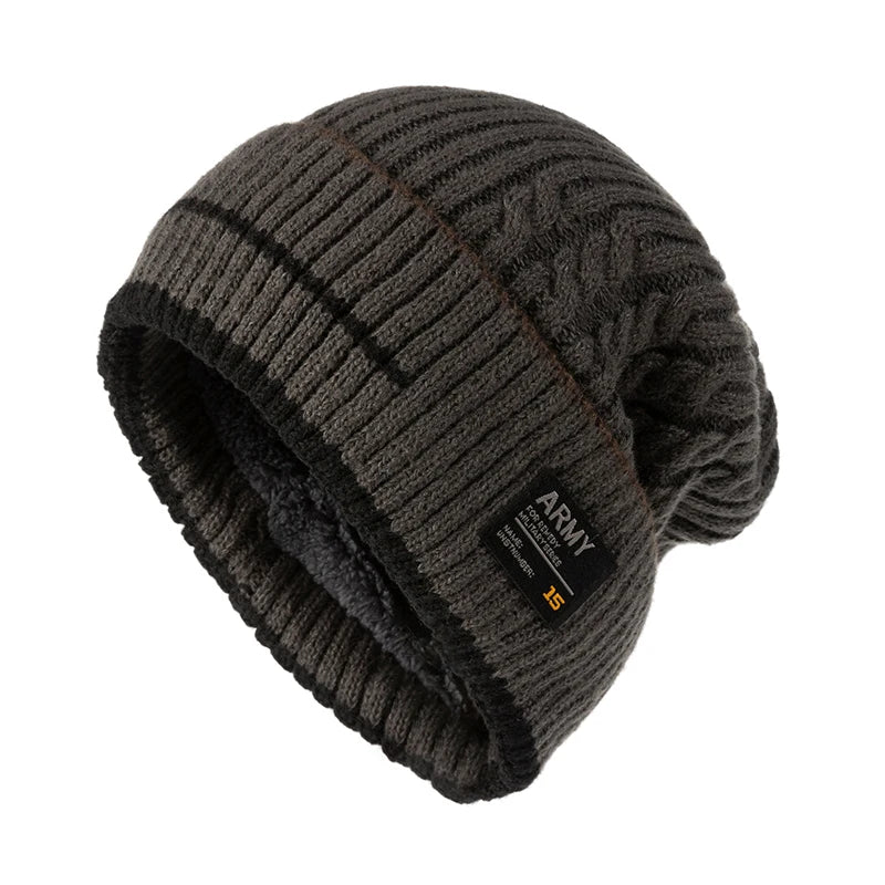 Winter Beanie Hat Knitted Warm Cap Unisex Men Women Bonnet 2023