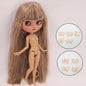 ICY DBS Blythe Doll Pouting Mouth Tan Skin Matte Face 1/6 BJD Joint Body