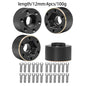 12mm Brass Wheel Weights | Hex Hub Adapter for 1/10 RC SCX10 TRX4 1.9" Rims