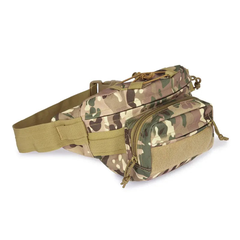 Waist Pack for Men Nylon Hiking Phone Pocket Outdoor Sport Molle Pack Hunting Climbing Camping Belt Bag