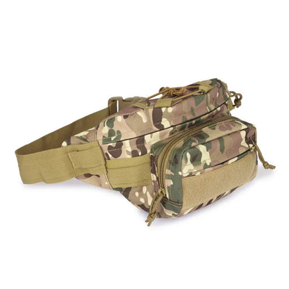 Waist Pack for Men Nylon Hiking Phone Pocket Outdoor Sport Molle Pack Hunting Climbing Camping Belt Bag