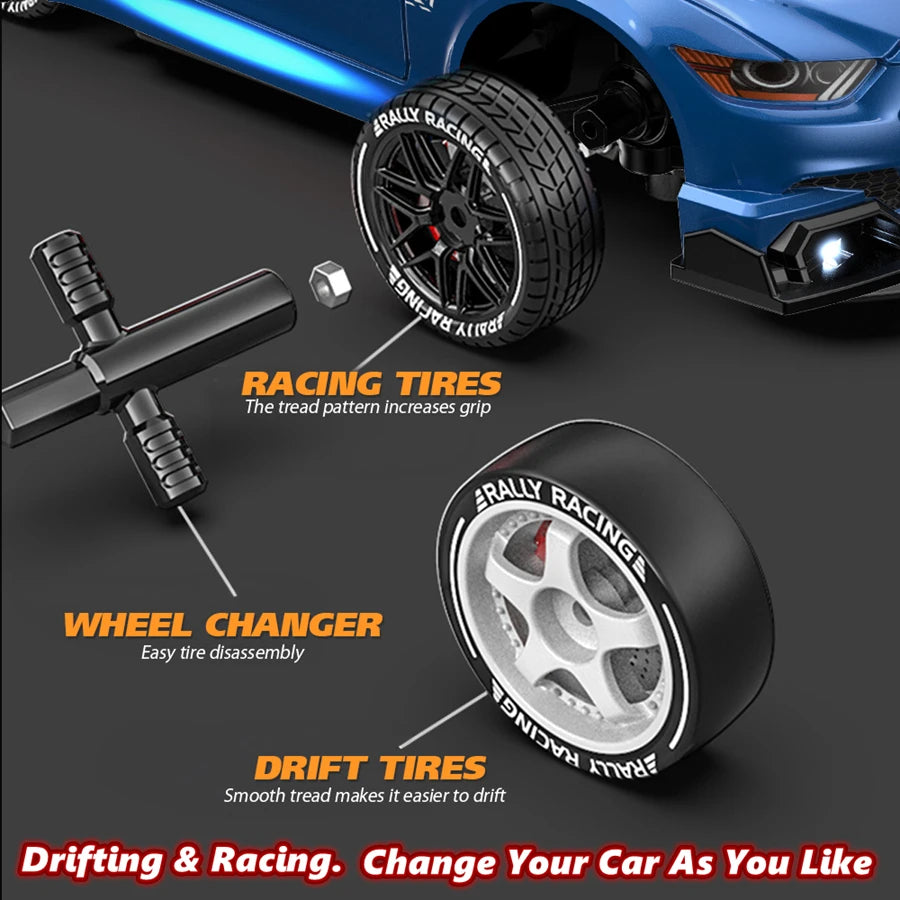 4WD RC Drift Car Remote Control 2.4G Racing Electric Toy 4x4 Vehicle