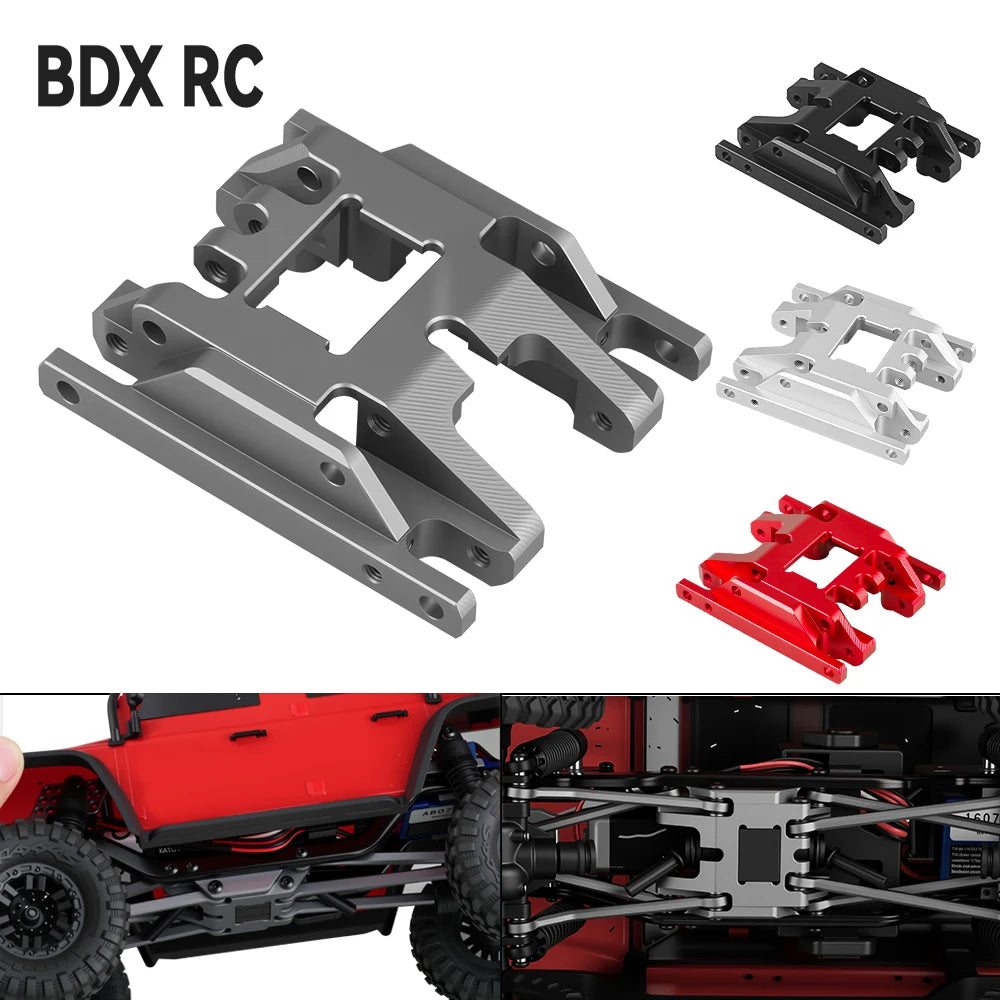 Aluminum Skid Plate Transmission Mount for TRX4M 1/18 RC Crawler Upgrade
