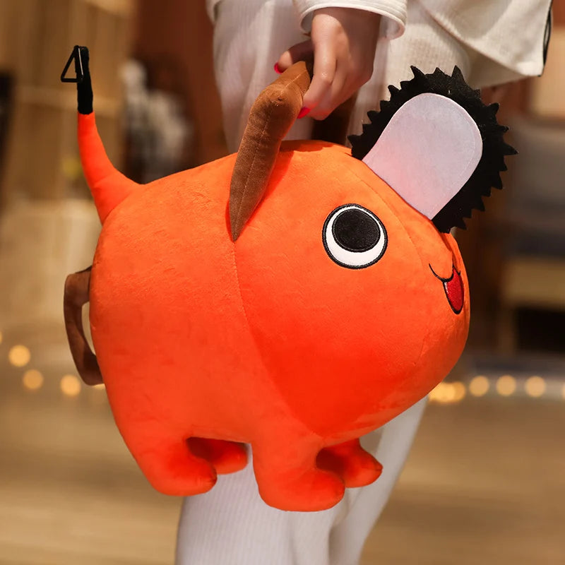 Pochita Plush Chainsaw Chain Toy 40CM Fluffy Anime Soft Stuffed Doll