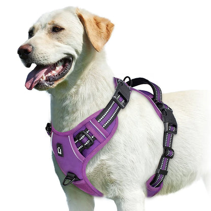 Adjustable Soft Padded Dog Harness with Handle No Pull Pet Vest